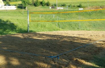 Frischer Sand für die Beachanlage in Bubenbach